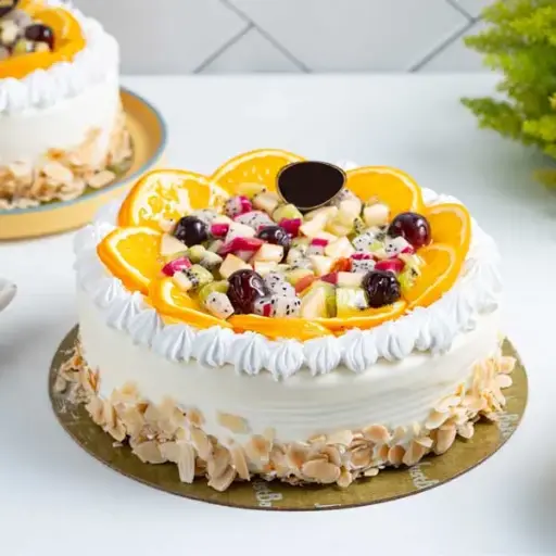  Mixed Fruit Gateaux